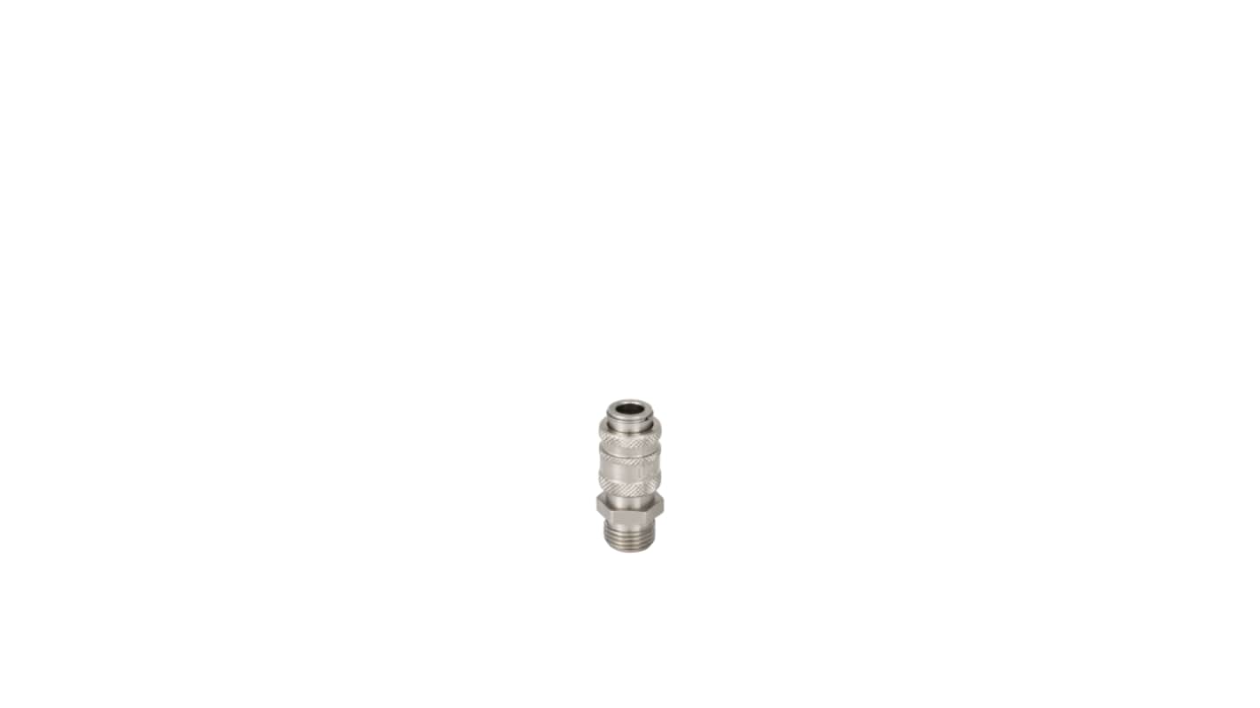 Raccord rapide pneumatique RS PRO, Filetage vers Mâle M5 Mâle M5 Rectus 20, Rectus 91, Walther 06-003 en Laiton