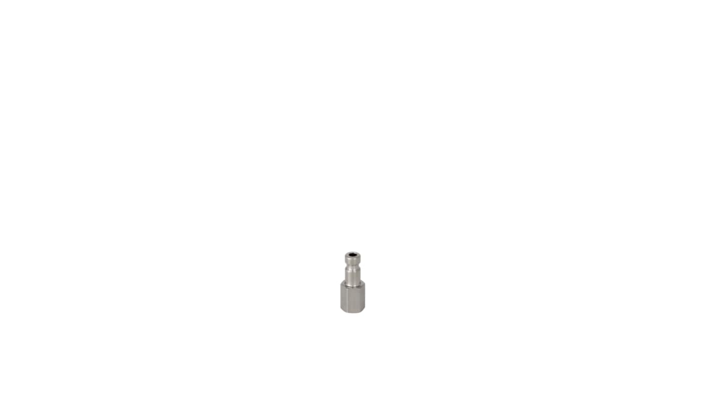 RS PRO Brass Female Pneumatic Quick Connect Coupling, G 1/8 Female Threaded