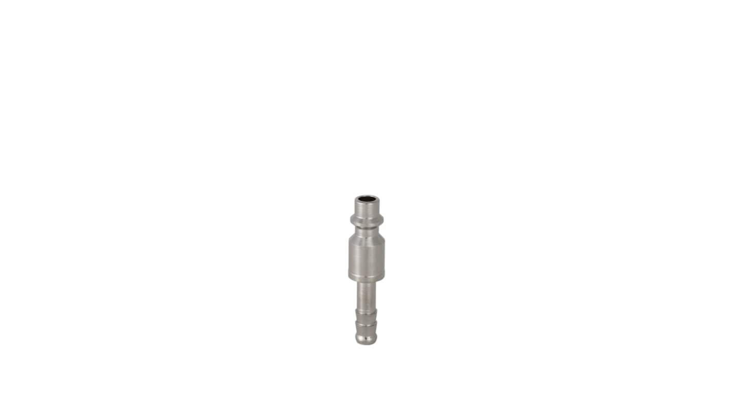 RS PRO Steel Female, Male Pneumatic Quick Connect Coupling, 10mm Hose Barb