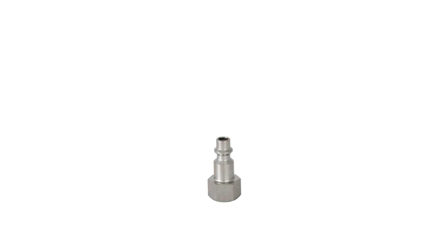 RS PRO Steel Female Pneumatic Quick Connect Coupling, G 1/4 Female Threaded