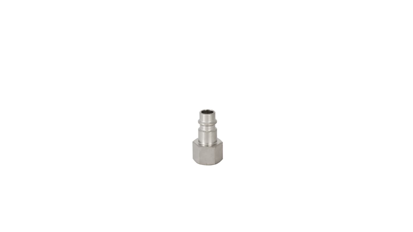 RS PRO Steel Female Pneumatic Quick Connect Coupling, G 3/8 Female Threaded