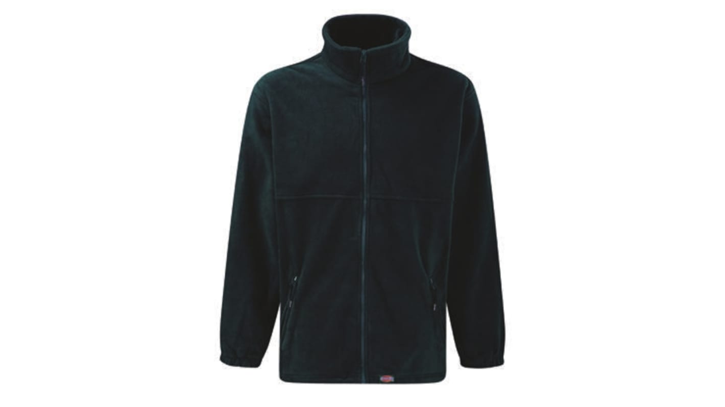 Dickies Seville Unisex Fleece-Jacke, Polyester Schwarz, Größe L