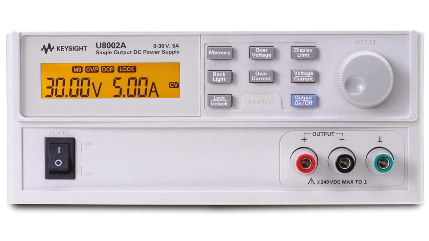 Fuente de alimentación Keysight Technologies U8002A, 1 salida, 0 → 30V, 5A, 150W