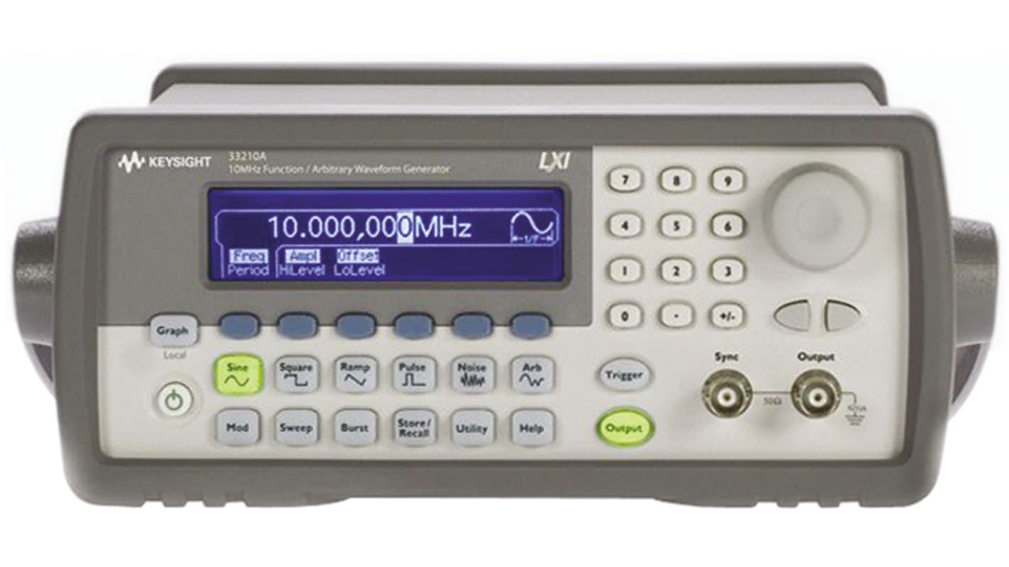 Générateur de fonctions, Keysight Technologies, 33210A, 10MHz