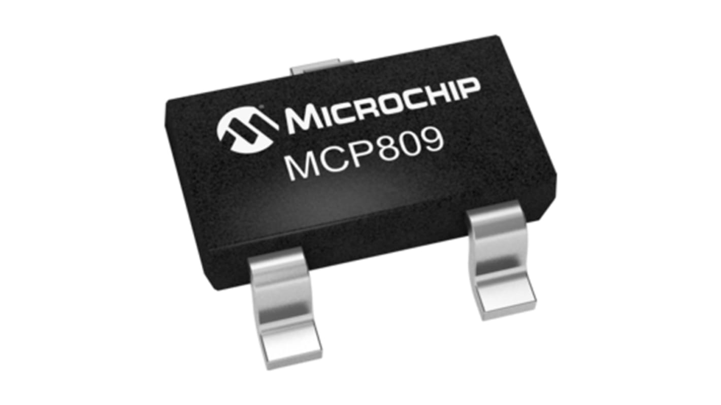 Microchip Voltage Supervisor 3-Pin SOT-23, MCP809T-270I/TT