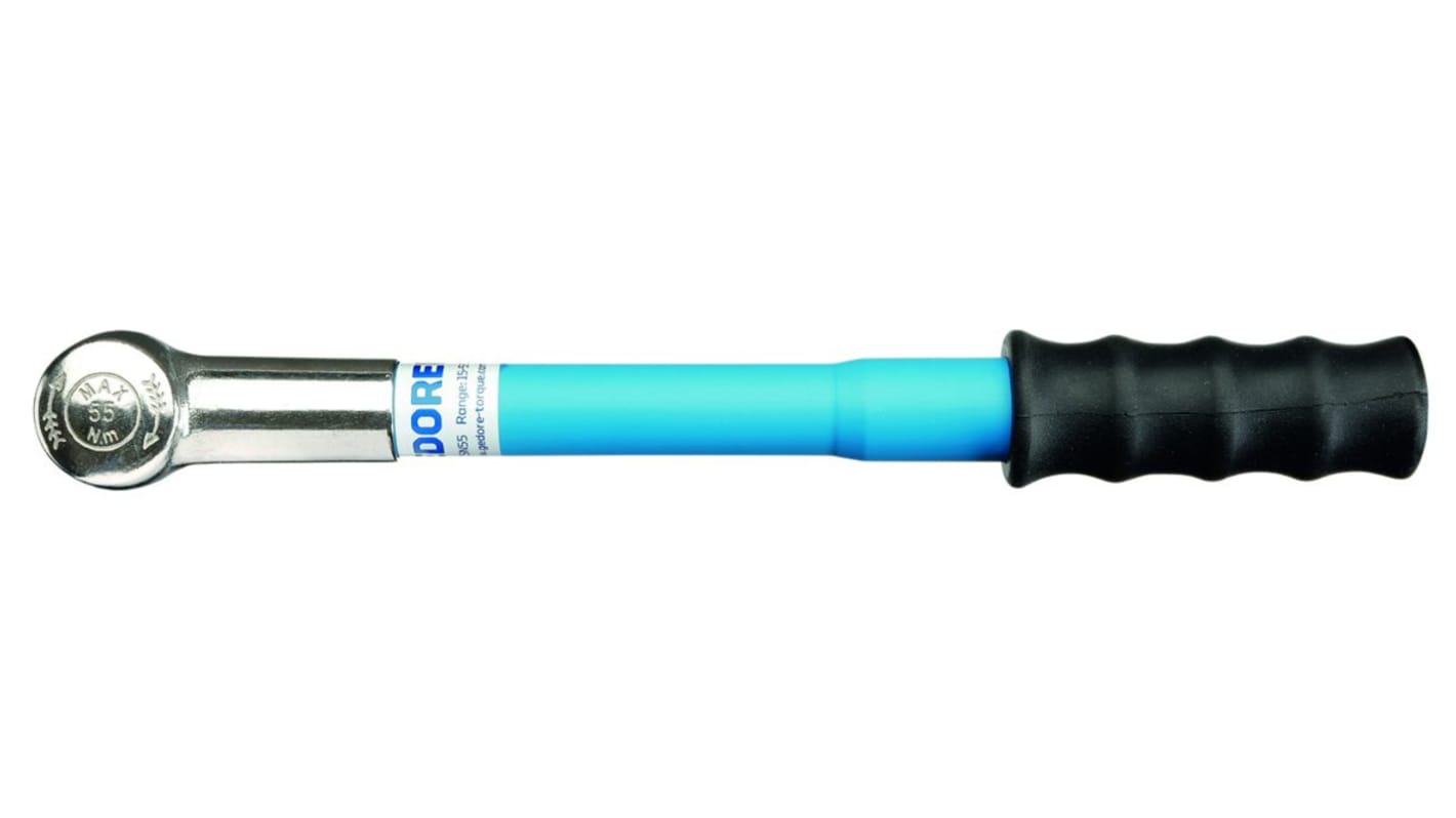 MHH Engineering Slipping Torque Wrench, 15 → 55Nm, 3/8 in Drive, Square Drive