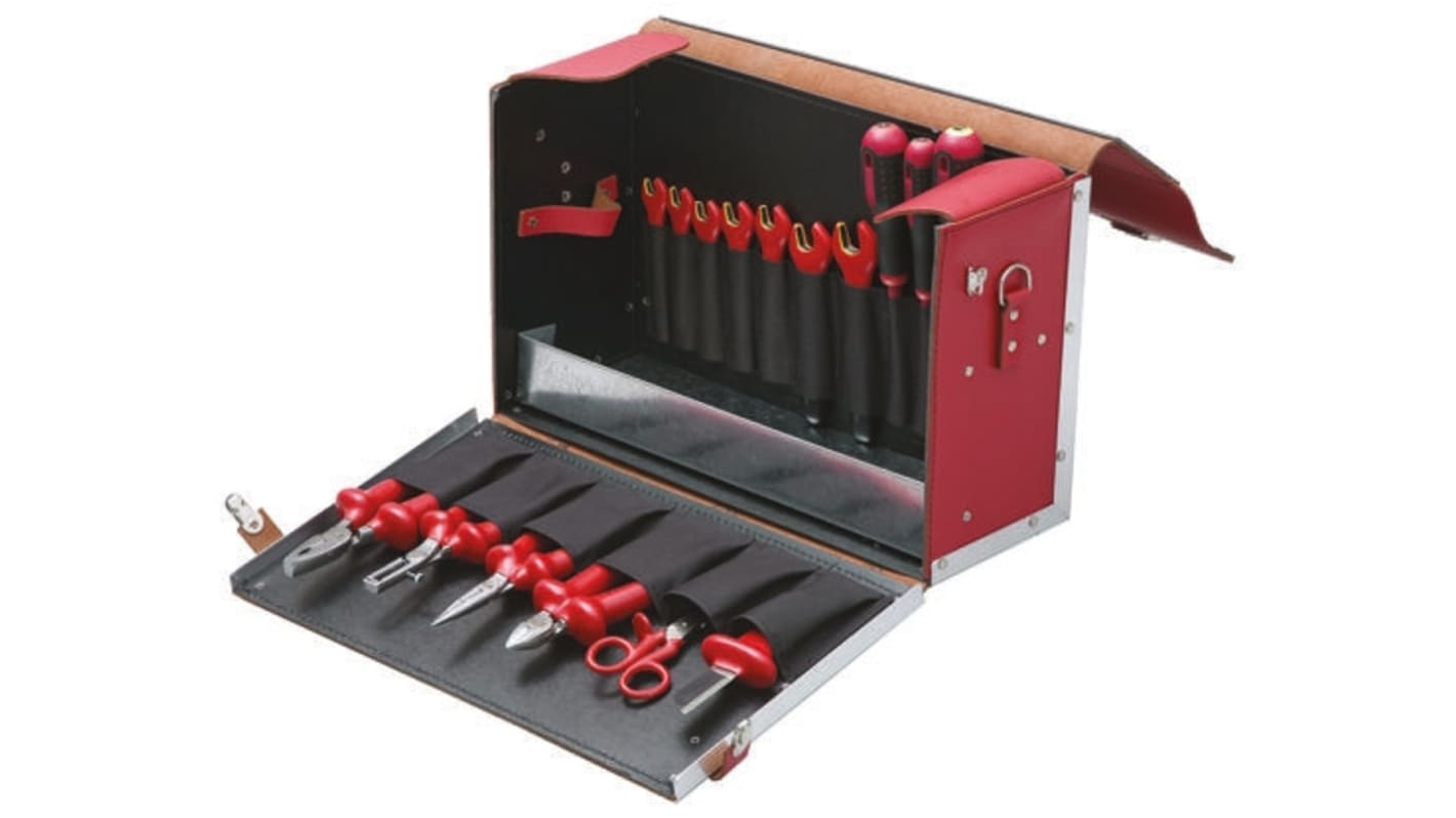 Bahco 19 Piece Electricians Tool Kit with Case, VDE Approved
