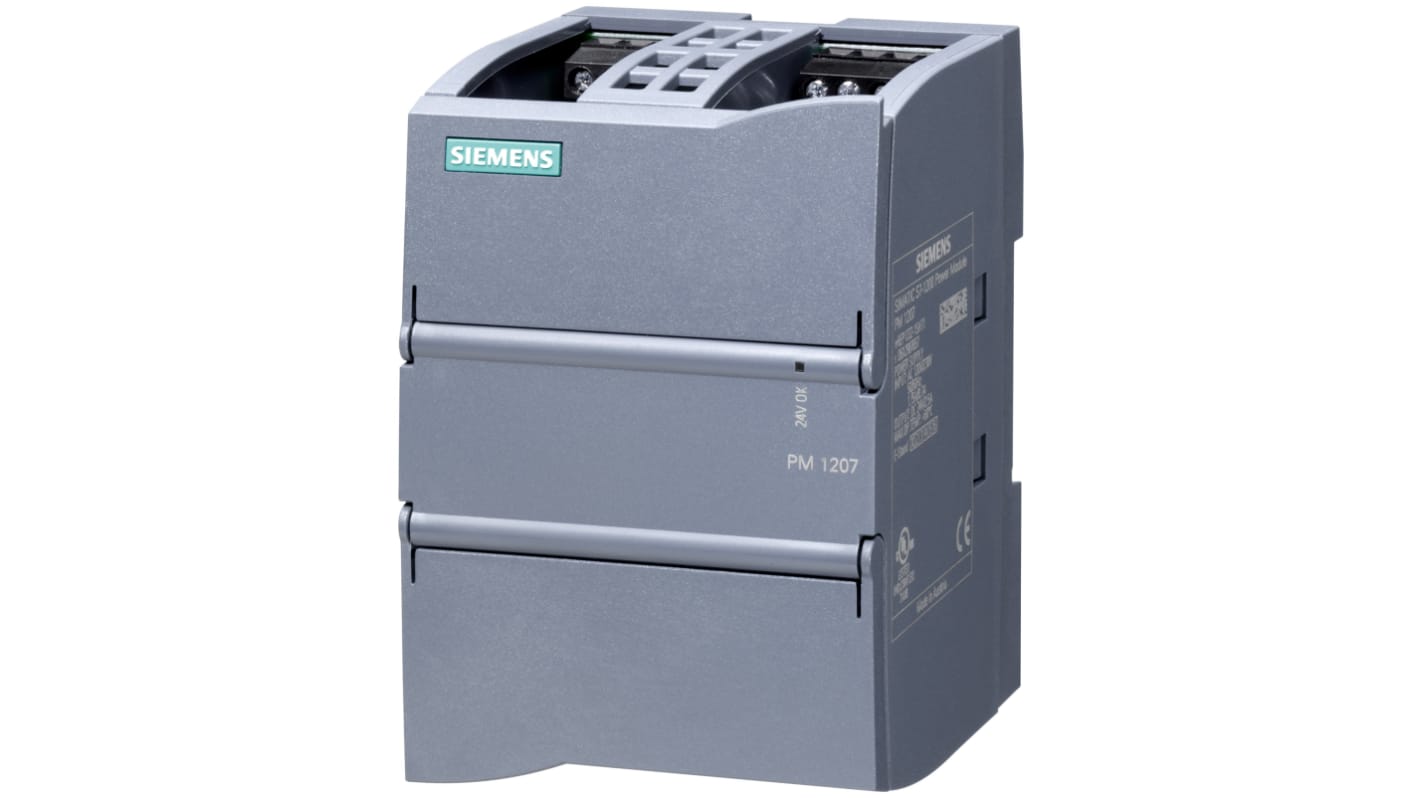 Siemens DIN-sín tápellátás, 1 kimenet, 24V dc, 2.5A, BE: 85 → 132V ac, 60W