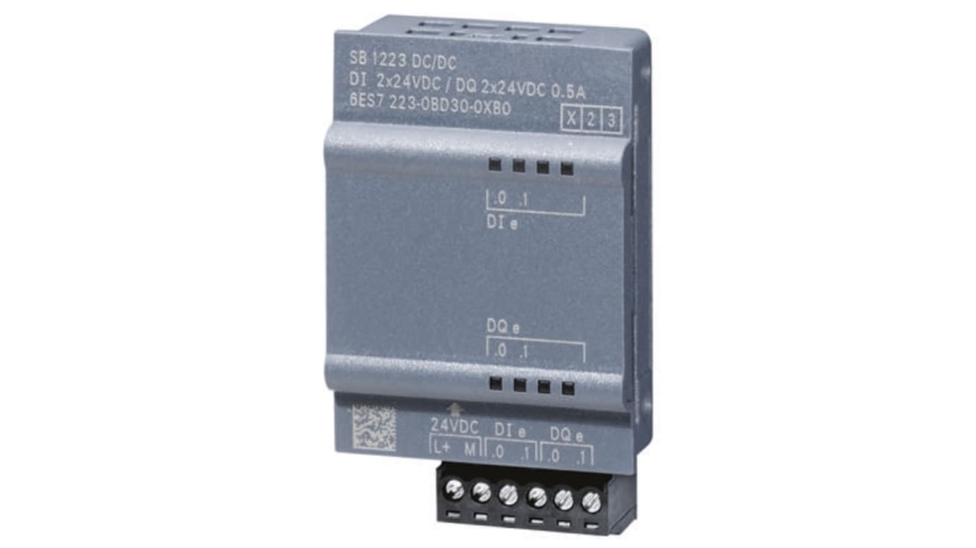 Moduł PLC We/Wy Siemens Moduł PLC We/Wy Cyfrowe do sterownika PLC Seria S7-1200 6ES7223-3BD30-0XB0 62 x 38 x 21 mm