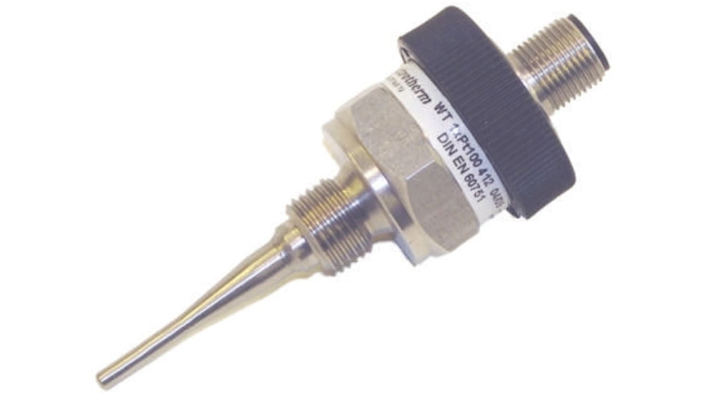 Electrotherm PT100 RTD Sensor, 6mm Dia, 50mm Long, G1/4, F0.15 +100°C Max