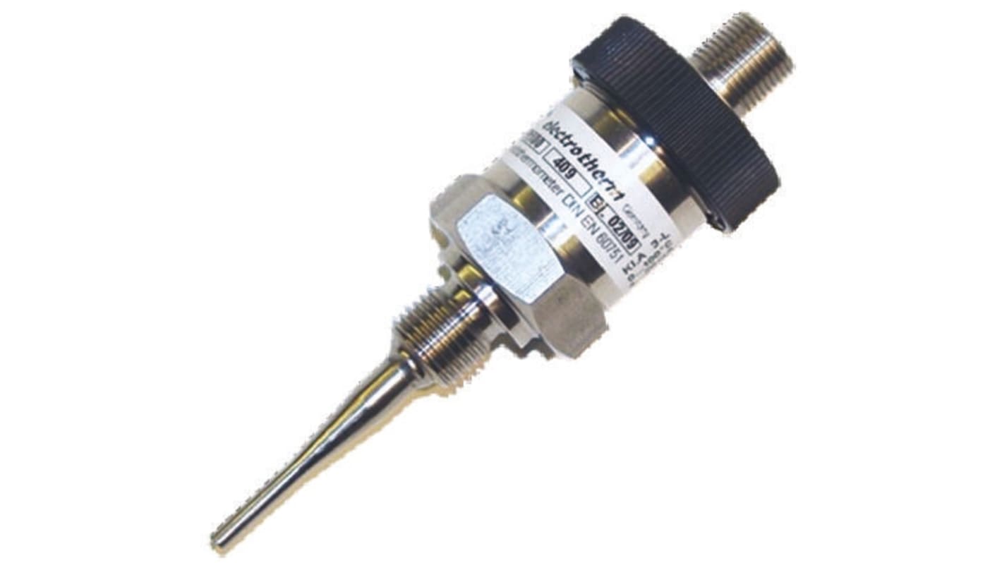 Electrotherm PT100 RTD Sensor, 6mm Dia, 50mm Long, G1/4, F0.15 +100°C Max