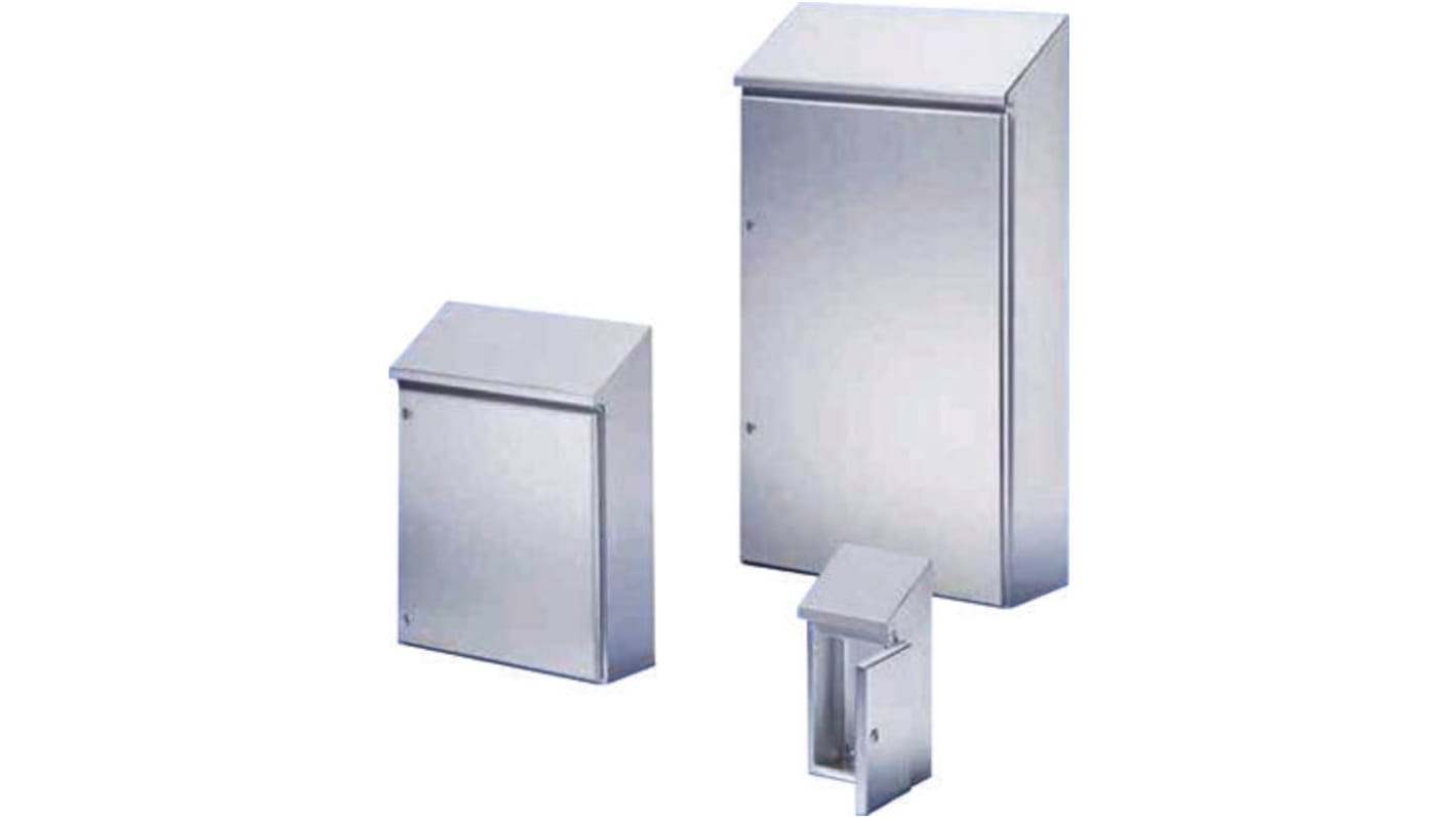 Contenitore a parete Rittal in Acciaio inox 437 x 220 x 155mm, col. RAL 5010, IP66