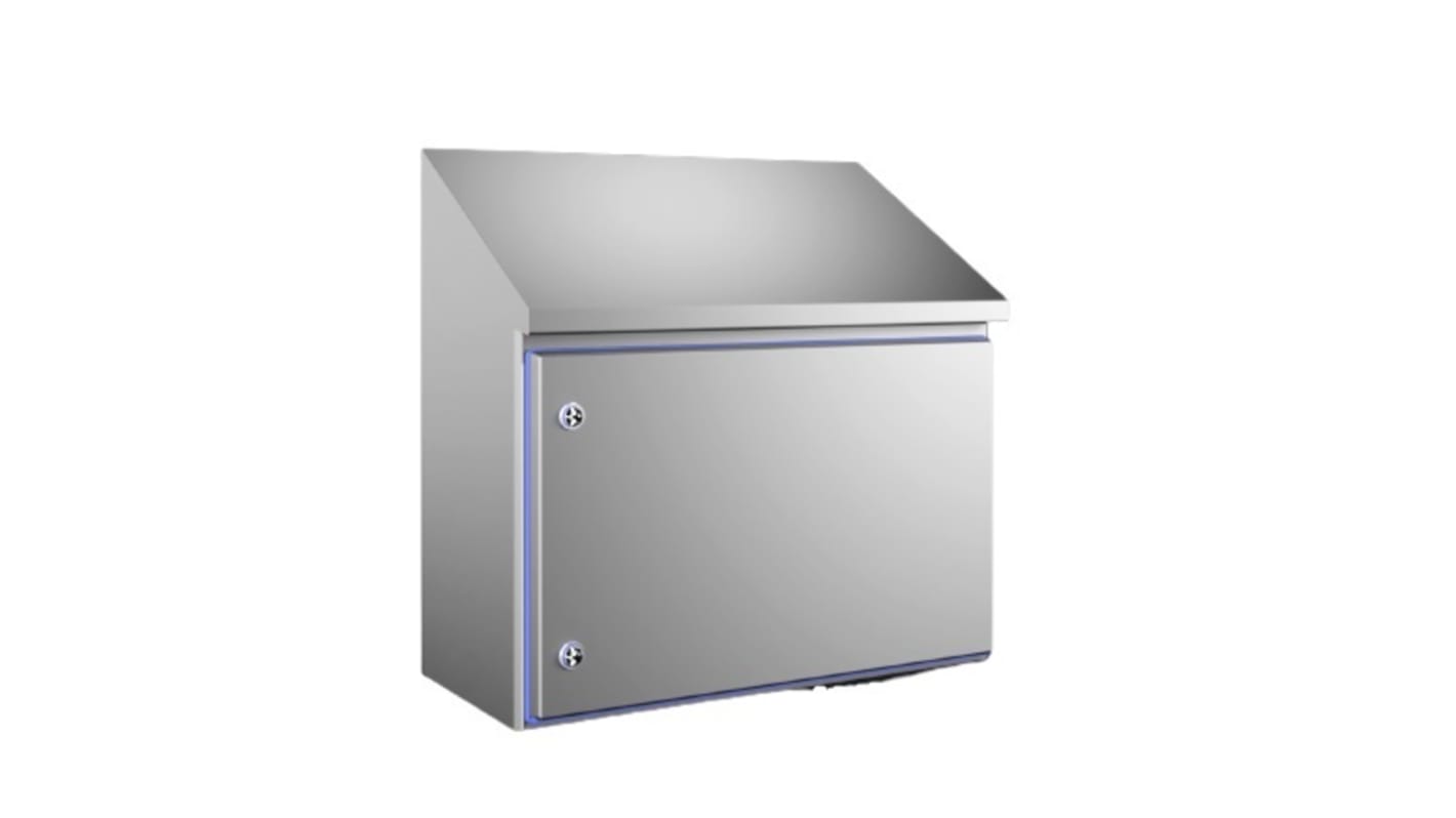 Contenitore a parete Rittal in Acciaio inox 601 x 610 x 300mm, col. RAL 5010, IP66