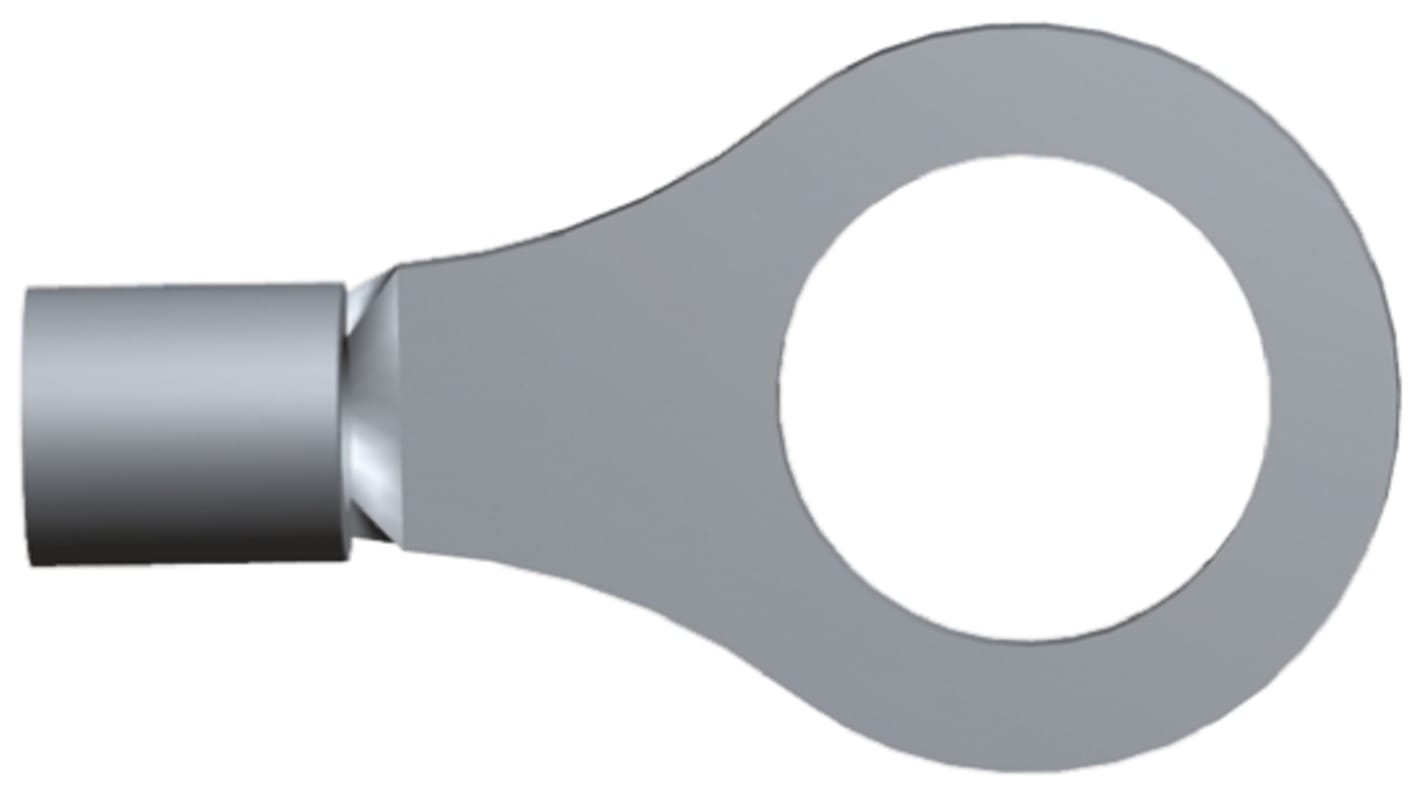 TE Connectivity, SOLISTRAND Uninsulated Ring Terminal, M10 Stud Size, 2.6mm² to 6.6mm² Wire Size