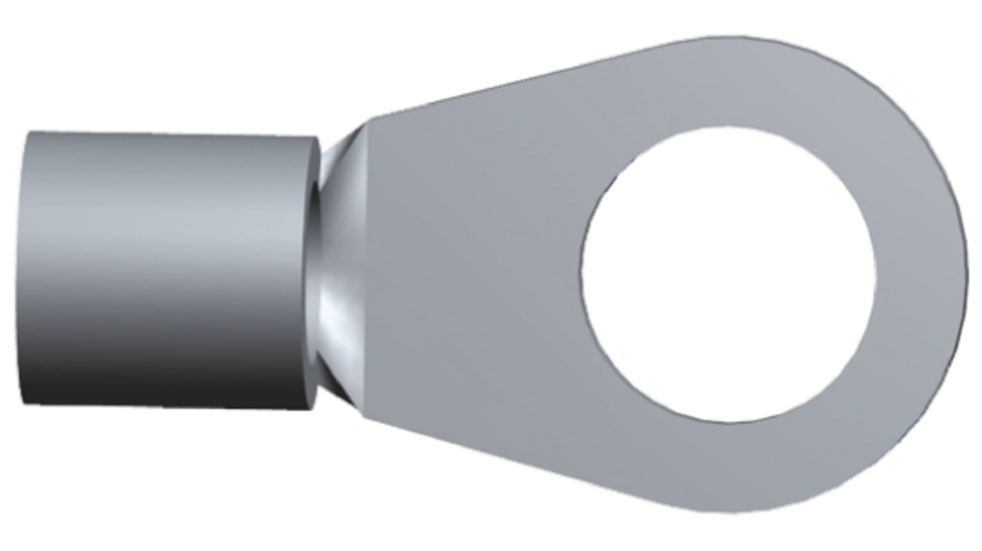 TE Connectivity, SOLISTRAND Uninsulated Ring Terminal, M6 Stud Size, 8.3mm² to 8.3mm² Wire Size