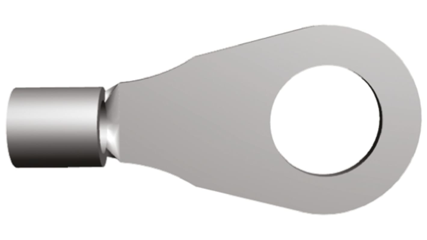 TE Connectivity, SOLISTRAND Uninsulated Ring Terminal, M12 Stud Size, 10.5mm² to 16.8mm² Wire Size