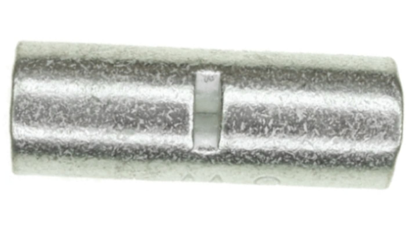TE Connectivity, SOLISTRAND Butt Wire Splice Connector, Uninsulated, Tin 6 AWG