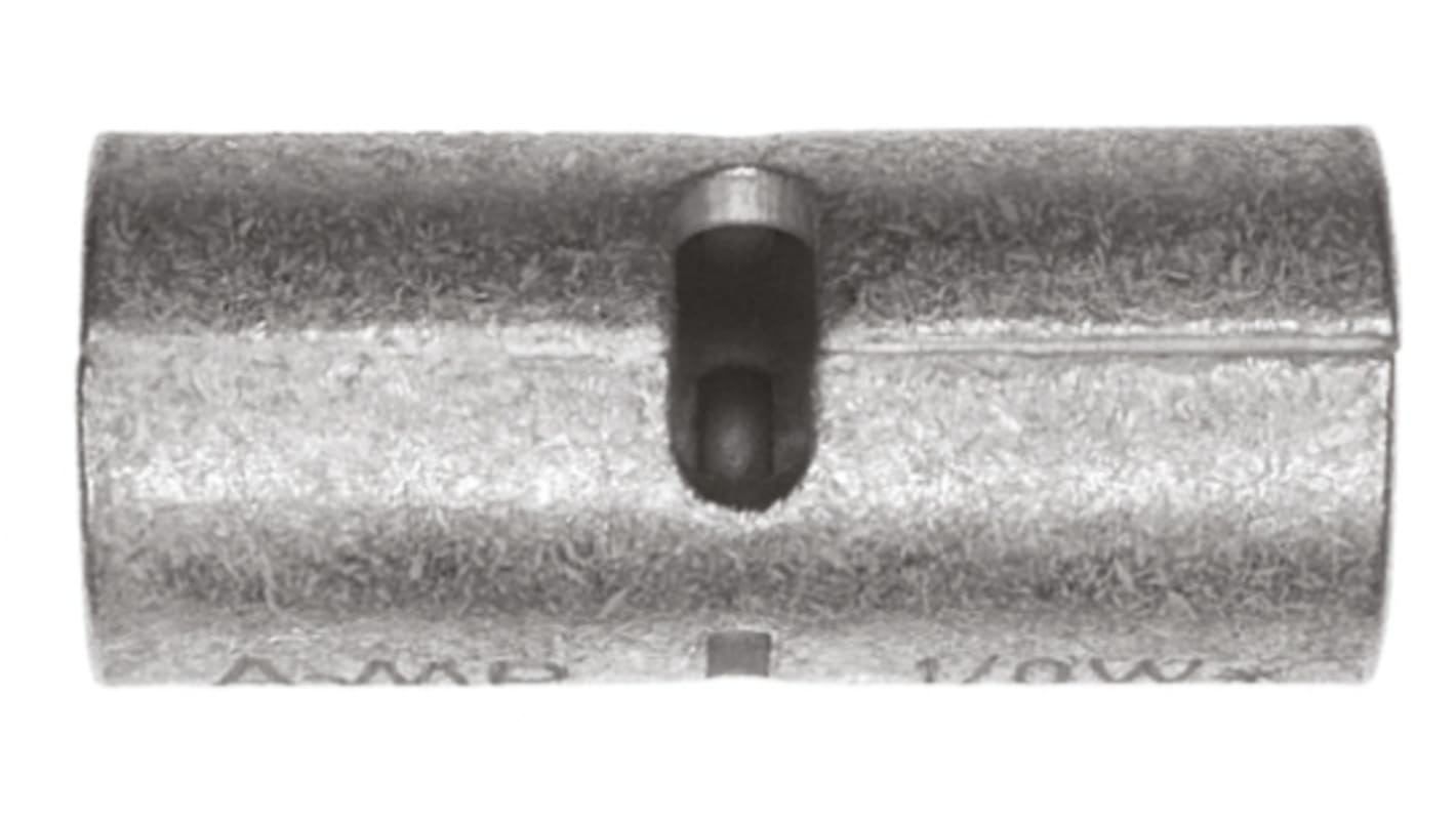 TE Connectivity, Solistrand Butt Splice Connector, Uninsulated, Tin 4 AWG