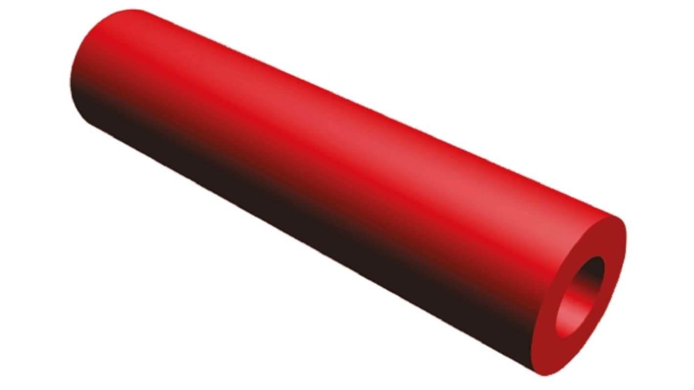 TE Connectivity, PLASTI-GRIP Butt Splice Connector, Red, Insulated, Tin 22 → 16 AWG