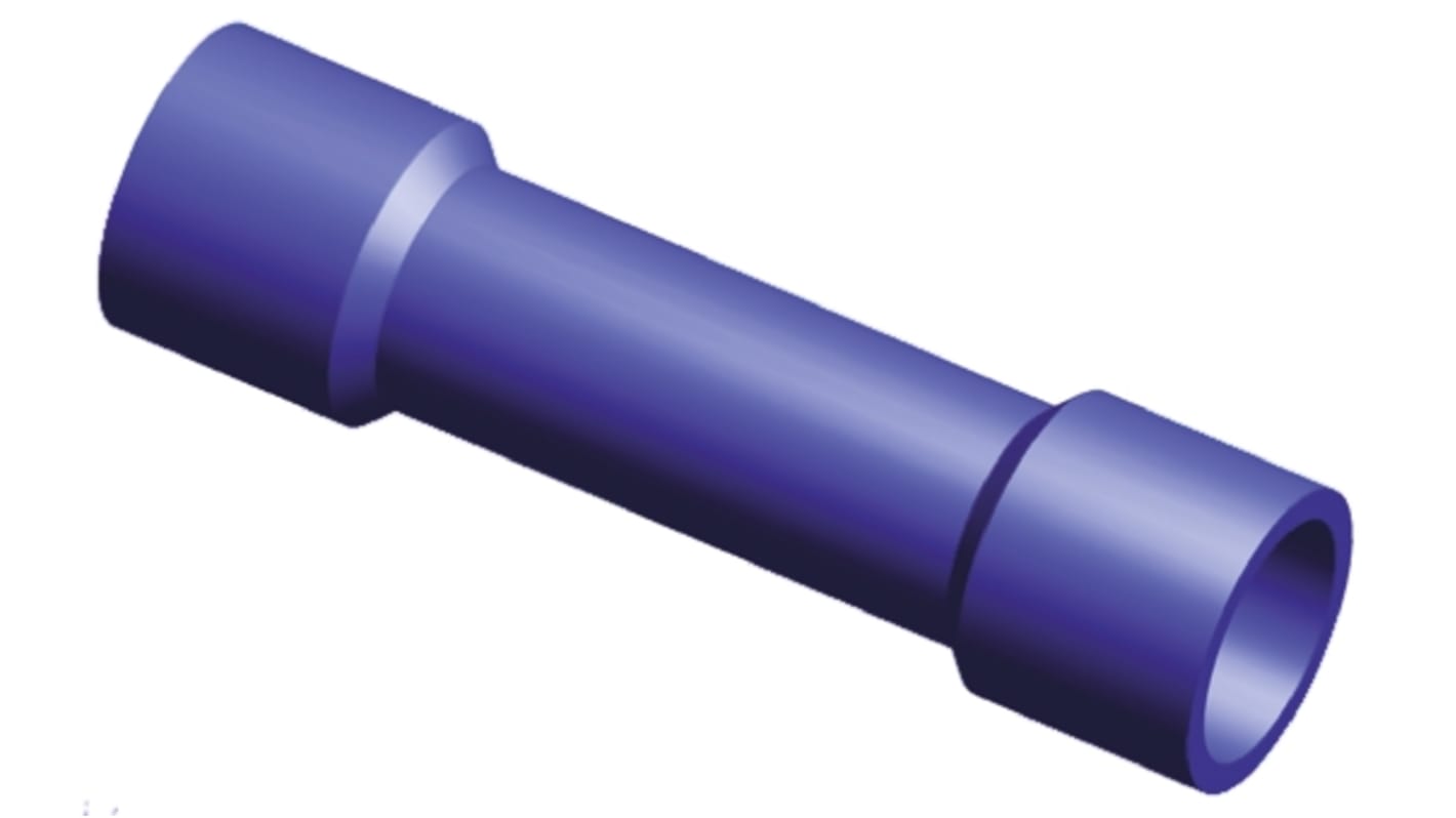 TE Connectivity, PLASTI-GRIP Butt Wire Splice Connector, Yellow, Insulated, Tin 16 → 14 AWG