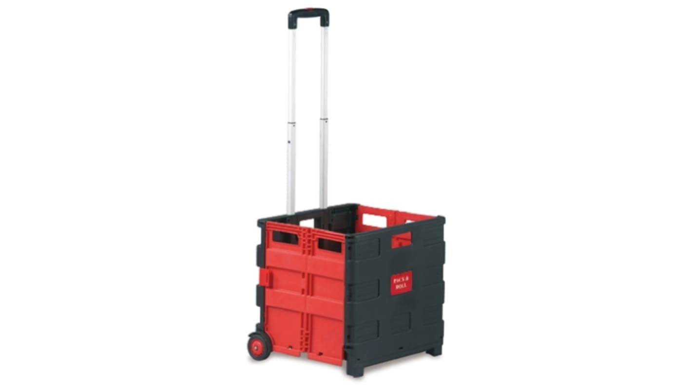RS PRO Trolley, Kunststoff Rahmen, 405 x 380mm, max. 35kg, 981mm