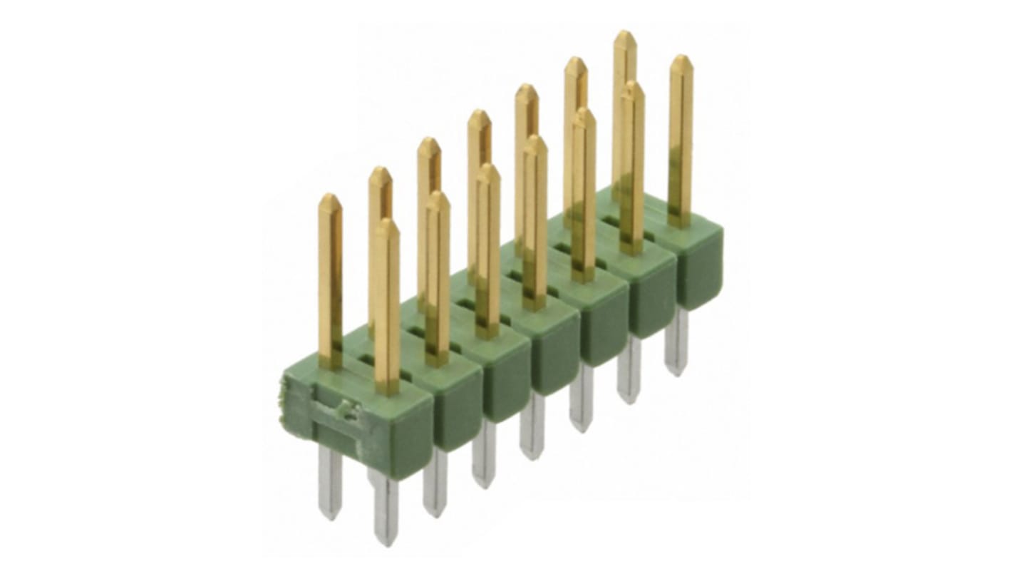 Złącze szpilkowe 14-pinowe raster: 2.54mm 2-rzędowe TE Connectivity Przewlekany 3.0A