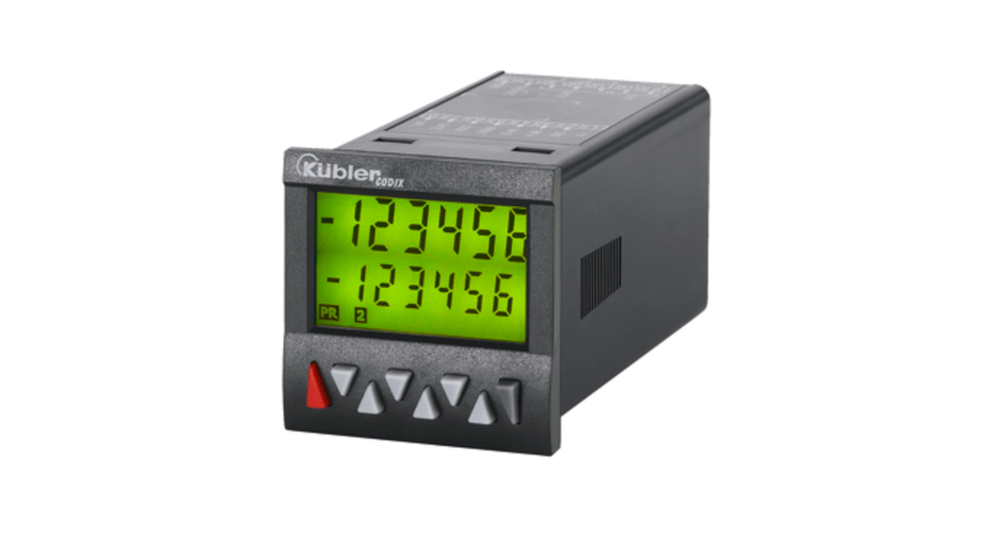 Rs-Online Contatore Kübler Frequenza impulso tempo 65kHz display LCD 6 cifre 10 → 30 V c.c