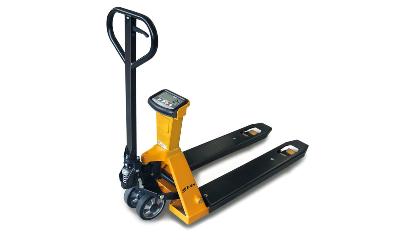 Transpalette peseur Kern, capacité 2000kg, 1150mm x 180mm