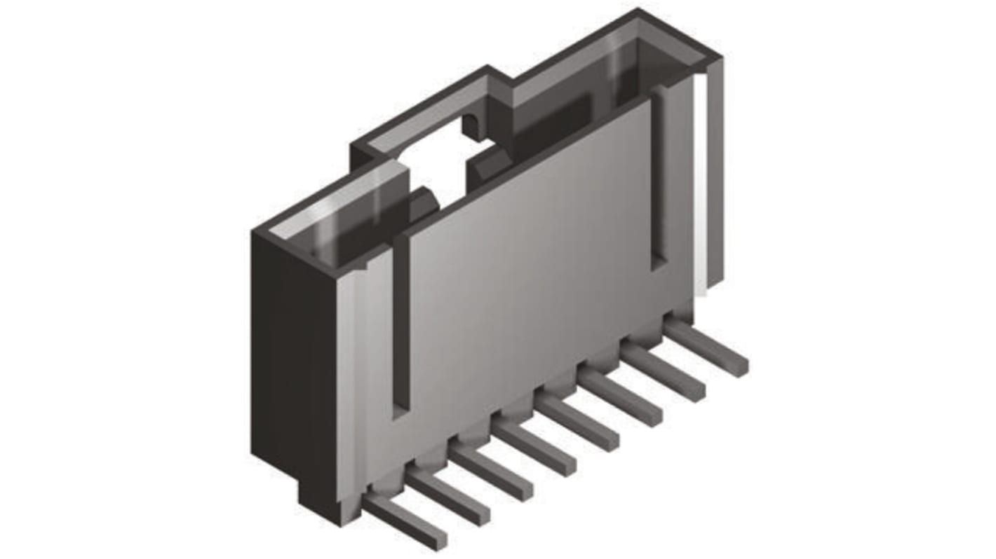 Molex SL Series Right Angle Through Hole PCB Header, 7 Contact(s), 2.54mm Pitch, 1 Row(s), Shrouded