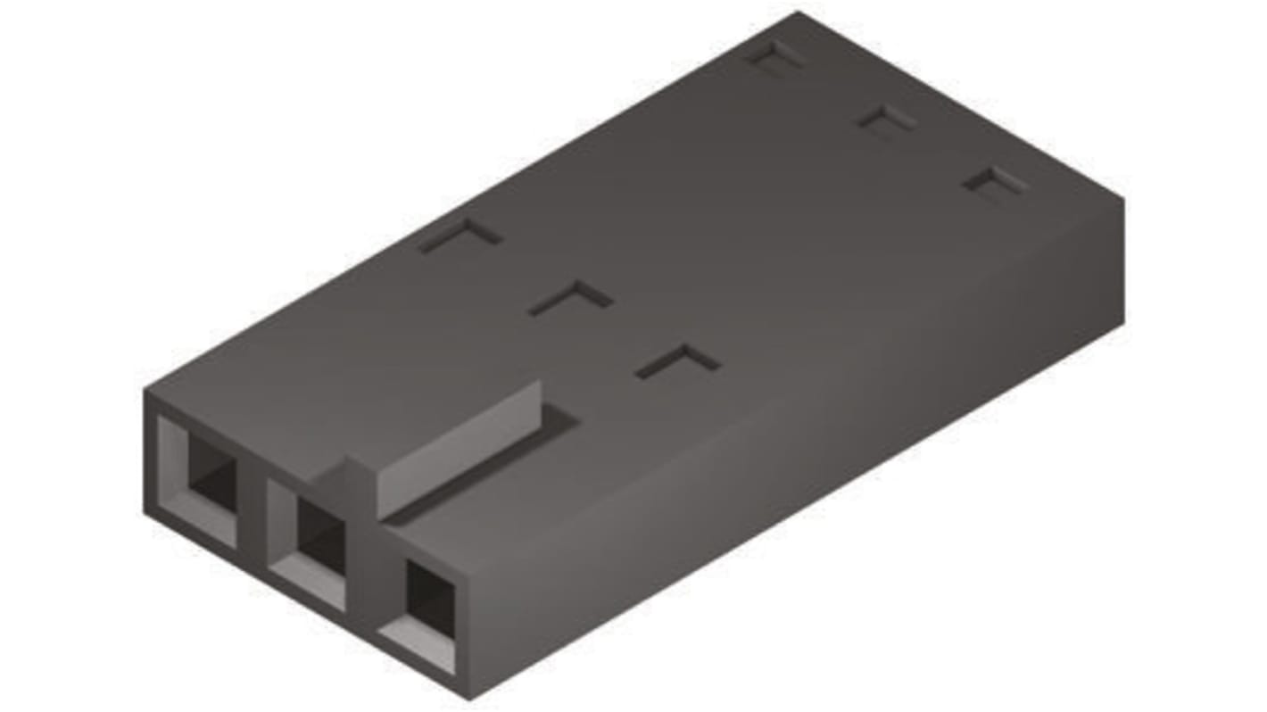 Molex, SL Female Connector Housing, 2.54mm Pitch, 2 Way, 1 Row