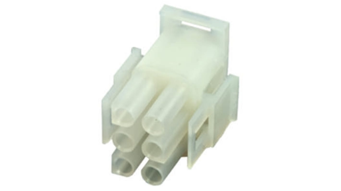 Carcasa de conector Molex 50-84-1025, Serie MLX, paso: 2.1mm, 2 contactos, , 1 fila filas, Recto, Macho, Montaje de