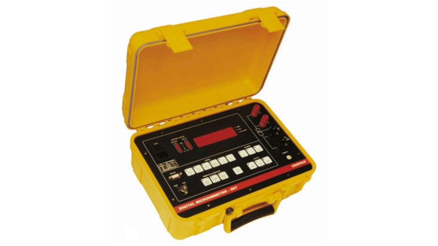 Cropico DO7 Ohmmeter, 60 Ω Max, 100nΩ Resolution, 4 Wire - RS Calibrated