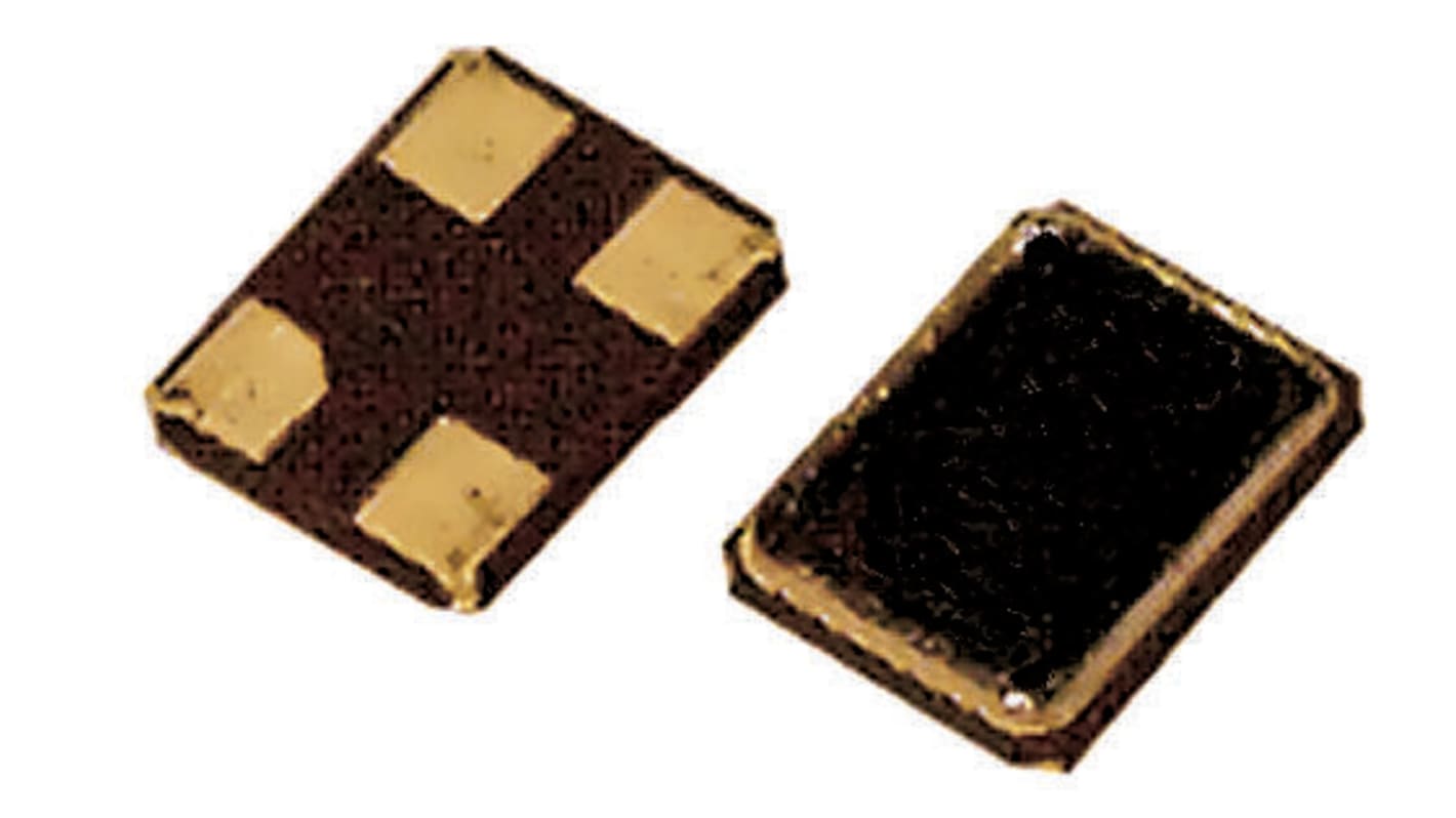 Euroquartz 18.432MHz Quarz, Oberflächenmontage, ±30ppm, 12pF, B. 2.5mm, H. 0.7mm, L. 3.2mm, SMD, 4-Pin