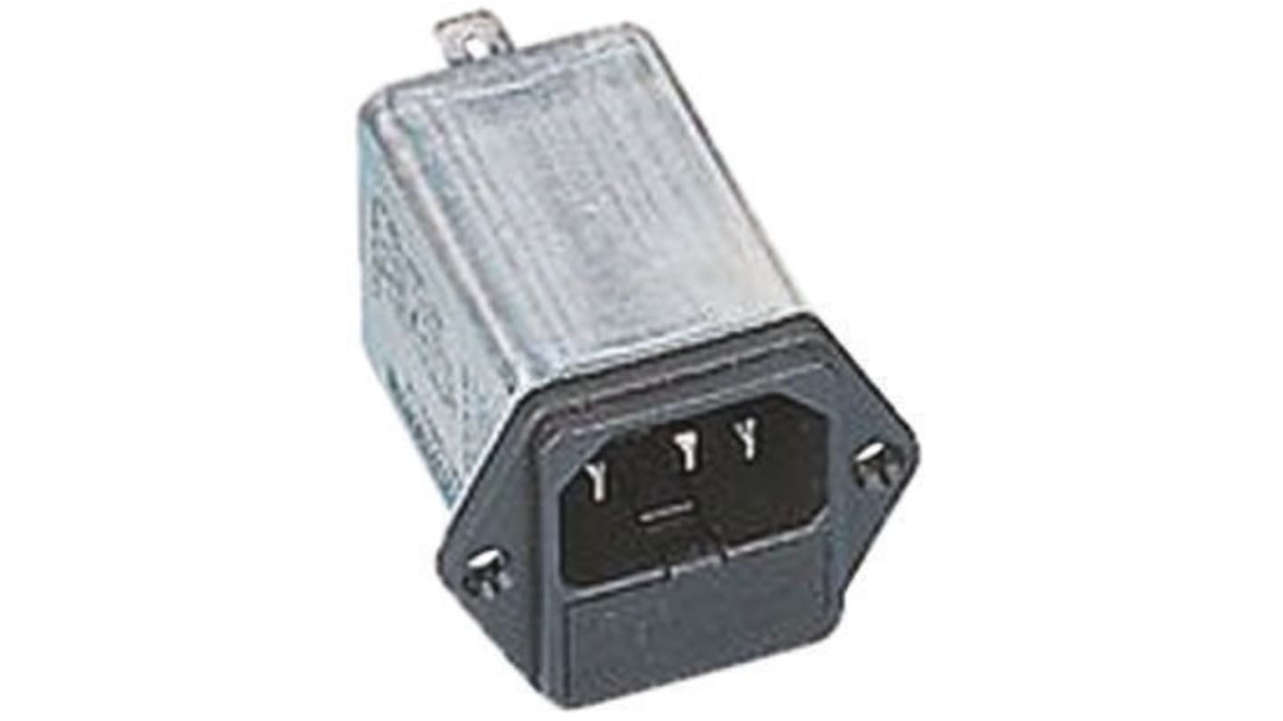 Roxburgh EMC IECインレット, 2A 250 V ac/dc ねじ取り付け