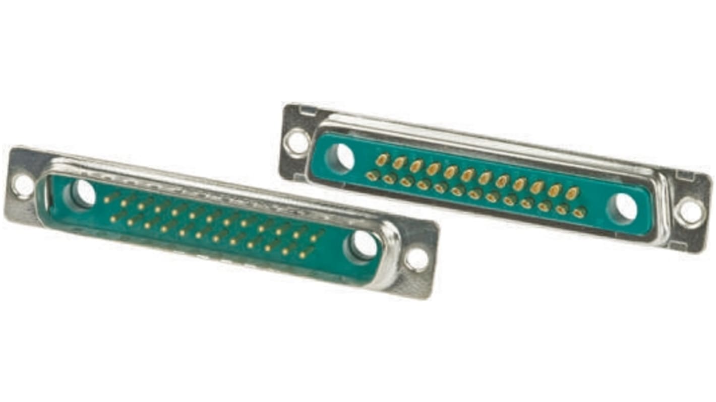 Amphenol Communications Solutions DW 27 Way Panel Mount D-sub Connector Plug