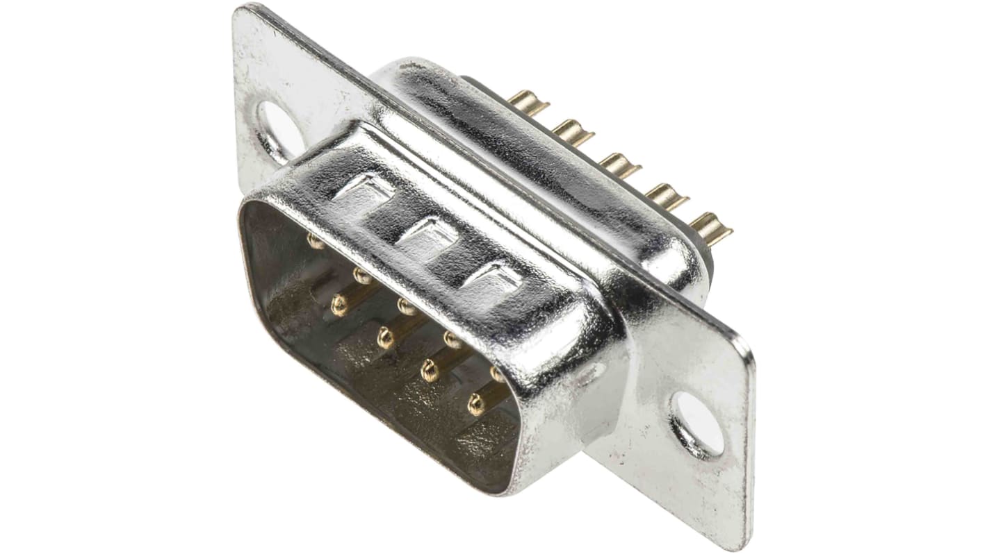 ASSMANN WSW DB37针标准D-Sub公插, 直向, 面板安装, 焊接端接, 3A, A-DS系列