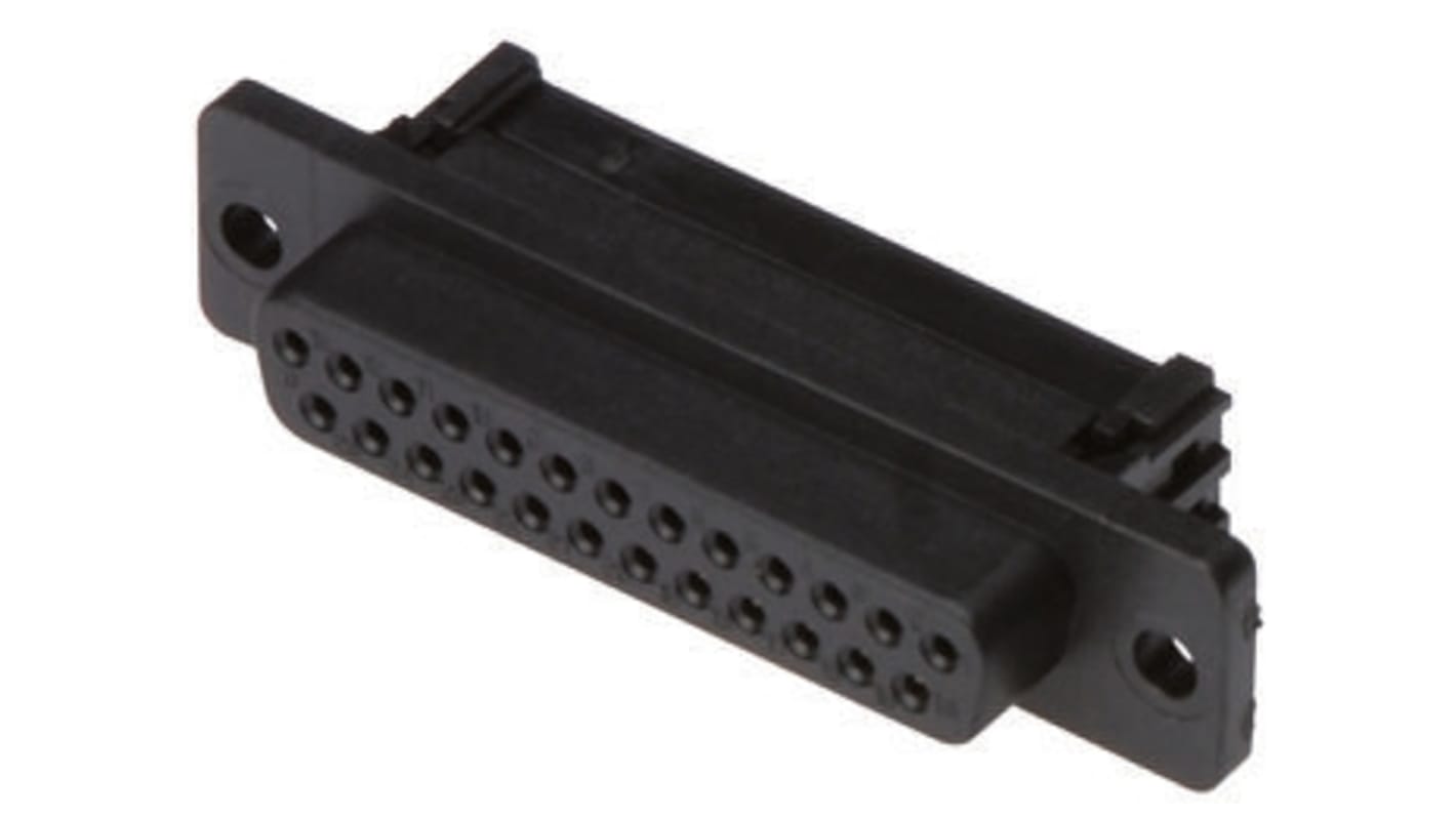 ASSMANN WSW DB25针母座, 直角, 电缆安装, IDC端接, 250.0 v, 1A, A-DFF系列