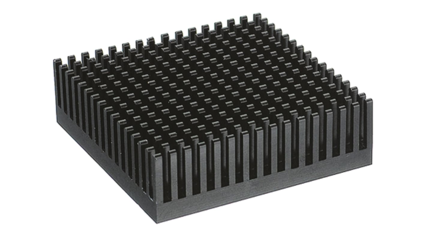 Fischer Elektronik Heatsink, Universal Square Alu, 13.2K/W, 43.1 x 43.1 x 8mm, Adhesive Foil, Conductive Foil