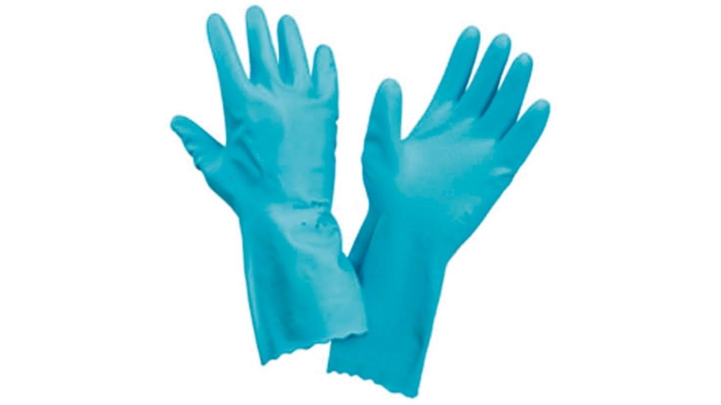 Honeywell Safety Arbeitshandschuhe, Größe 8, Chemikalienbeständig, PVC Blau 1Paar Stk.