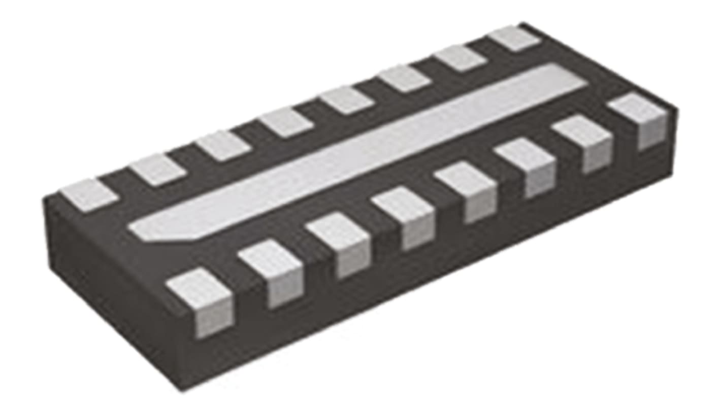 Semtech ECLAMP2410P.TCT, Hex-Element Bi-Directional EMI Filter & ESD Protector, 16-Pin SLP EP