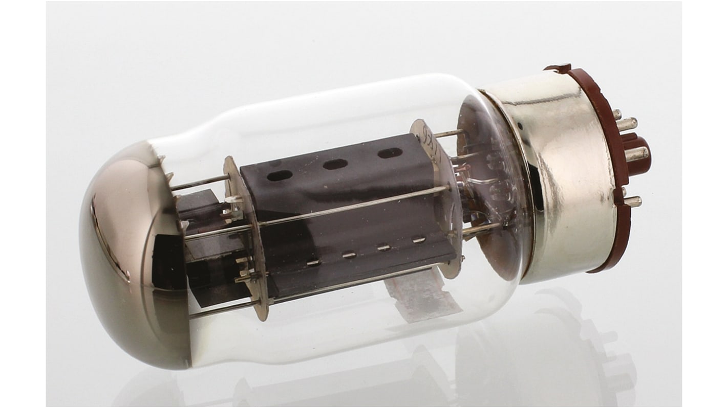 RS PRO Pentode Thermionic Valve, Octal Base, 42W, 6.3V, 52 (Dia.) x 125mm