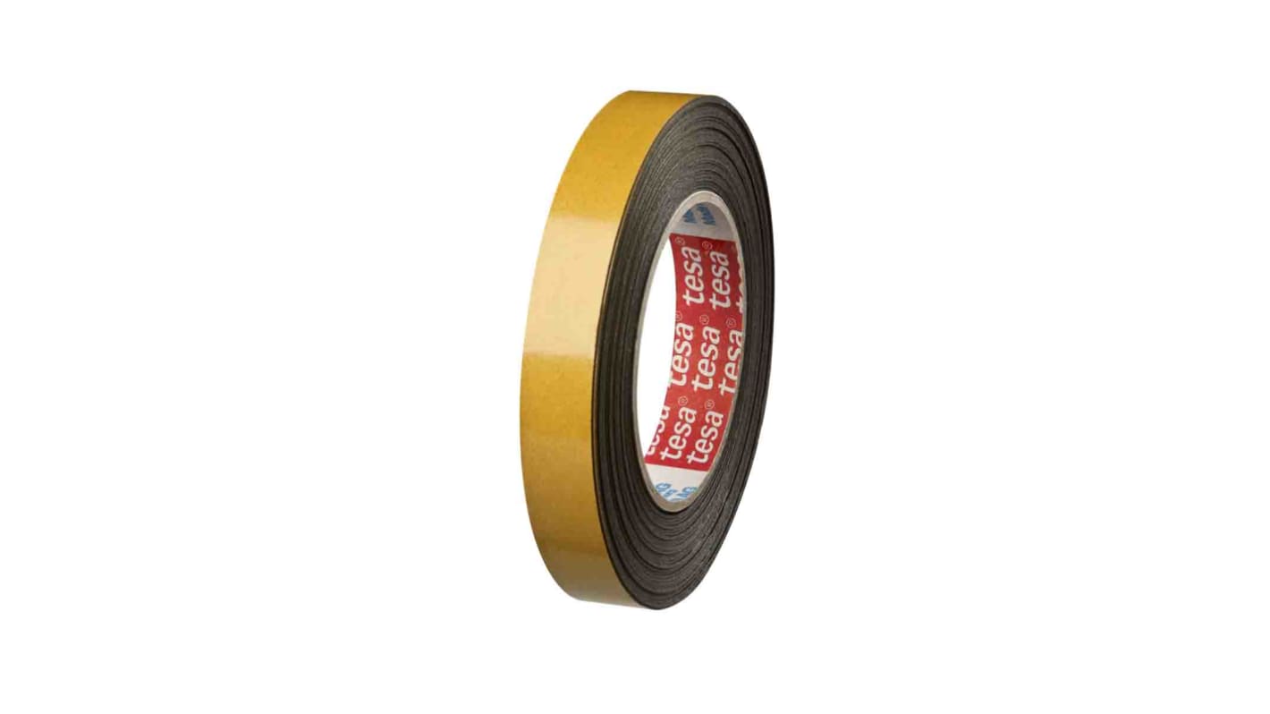 Tesa 62934 Schaumstoff-Klebeband doppelseitig, Schwarz, Stärke 0.80mm, 9.0mm x 50.0m, 17 N/cm