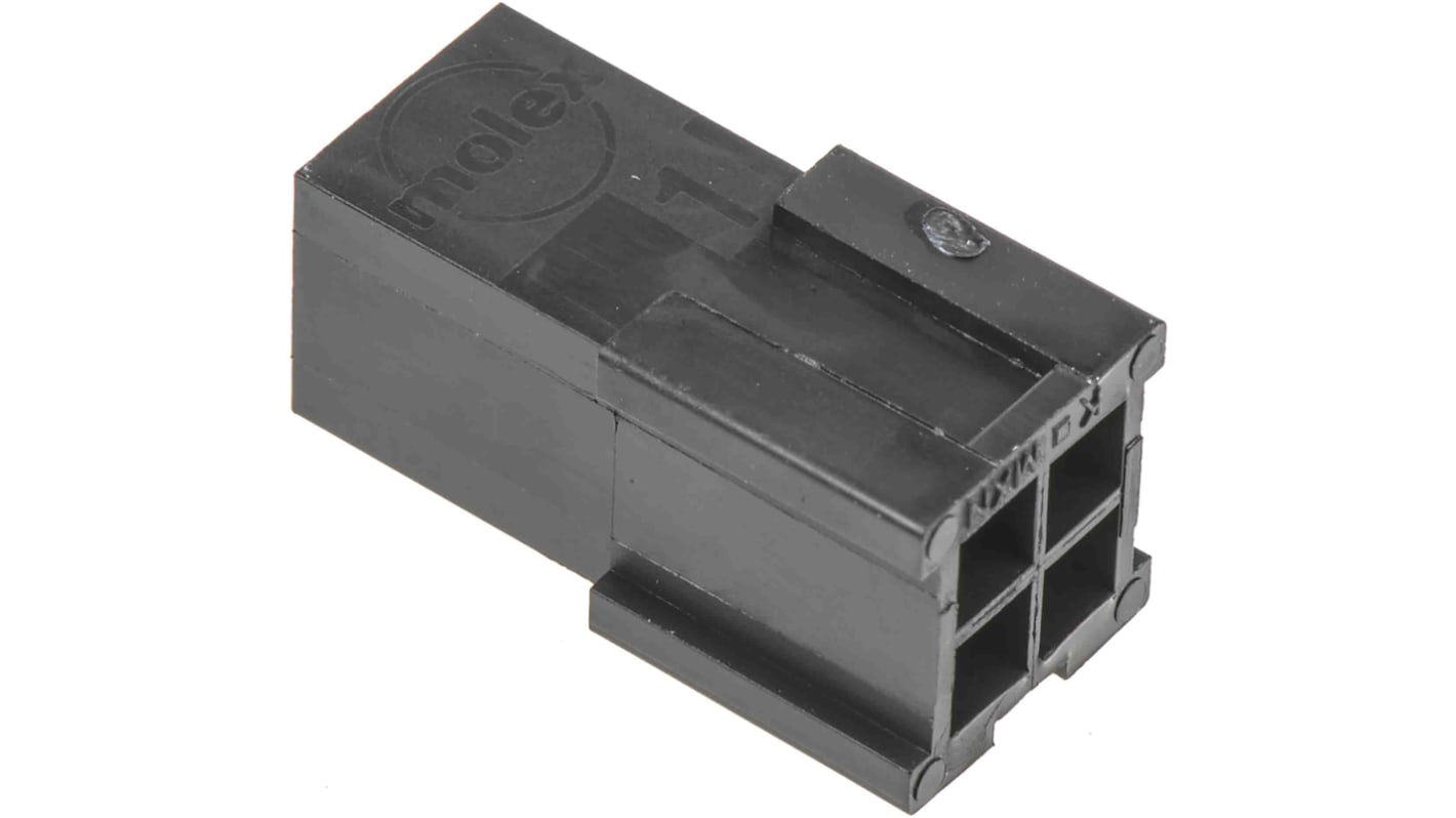 TE Connectivity Universal MATE-N-LOK Steckverbindergehäuse Stecker 6.35mm, 8-polig / 1-reihig Gerade für