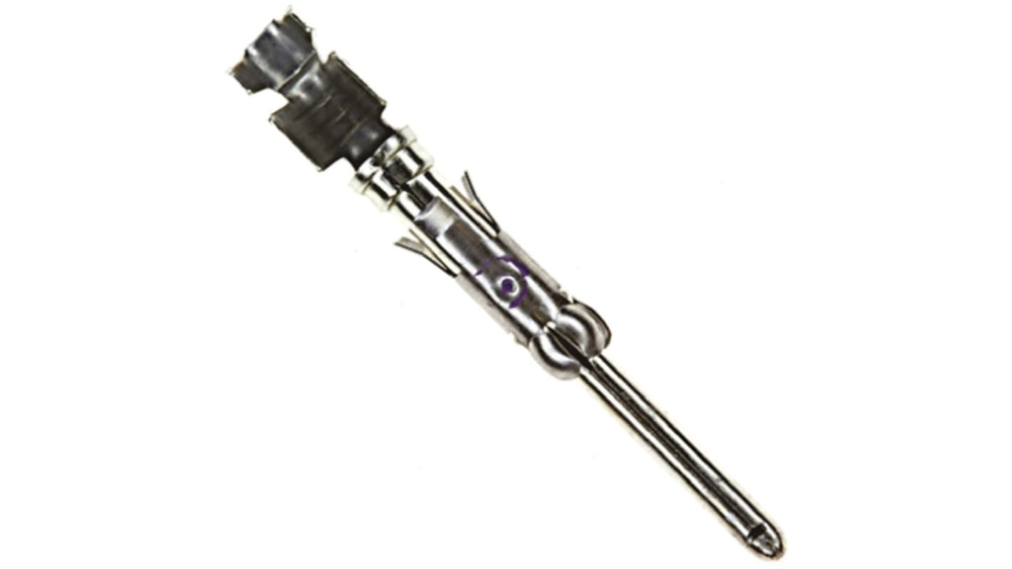 TE Connectivity Male Crimp Circular Connector Contact, Contact Size 16, Wire Size 18 → 14 AWG