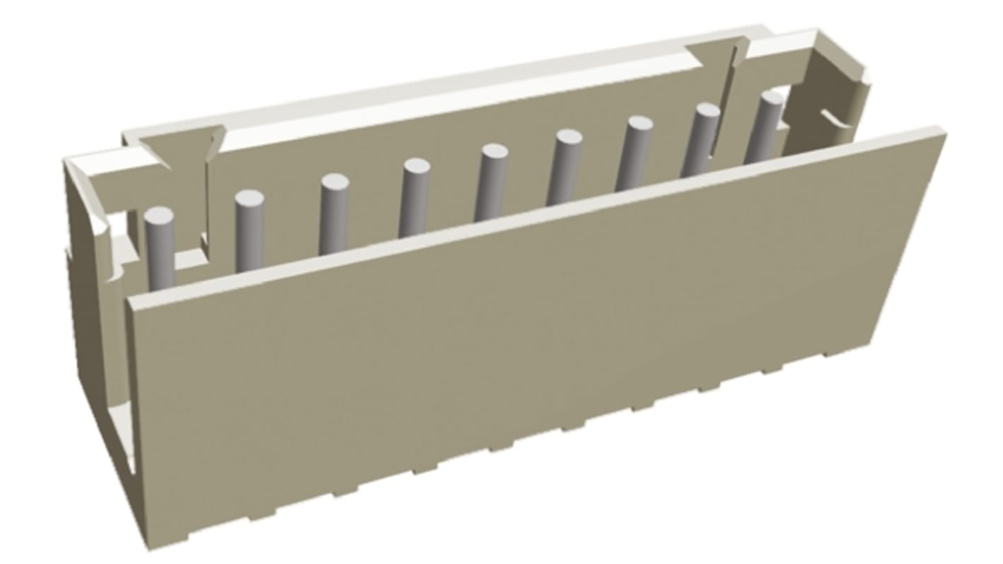 TE Connectivity AMP CT Series Straight Through Hole PCB Header, 9 Contact(s), 2.0mm Pitch, 1 Row(s), Shrouded