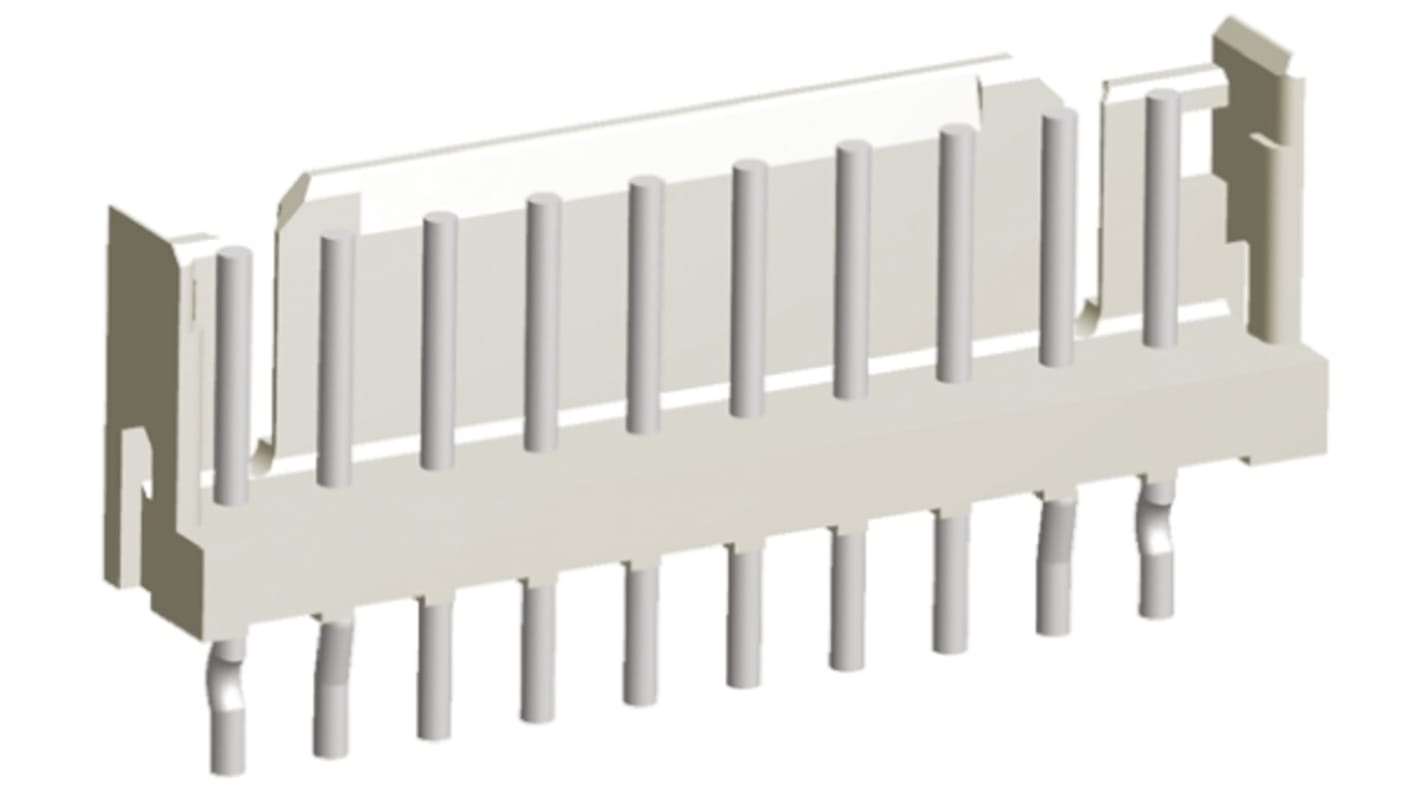 TE Connectivity AMP CT Series Straight Through Hole PCB Header, 10 Contact(s), 2.0mm Pitch, 1 Row(s), Shrouded