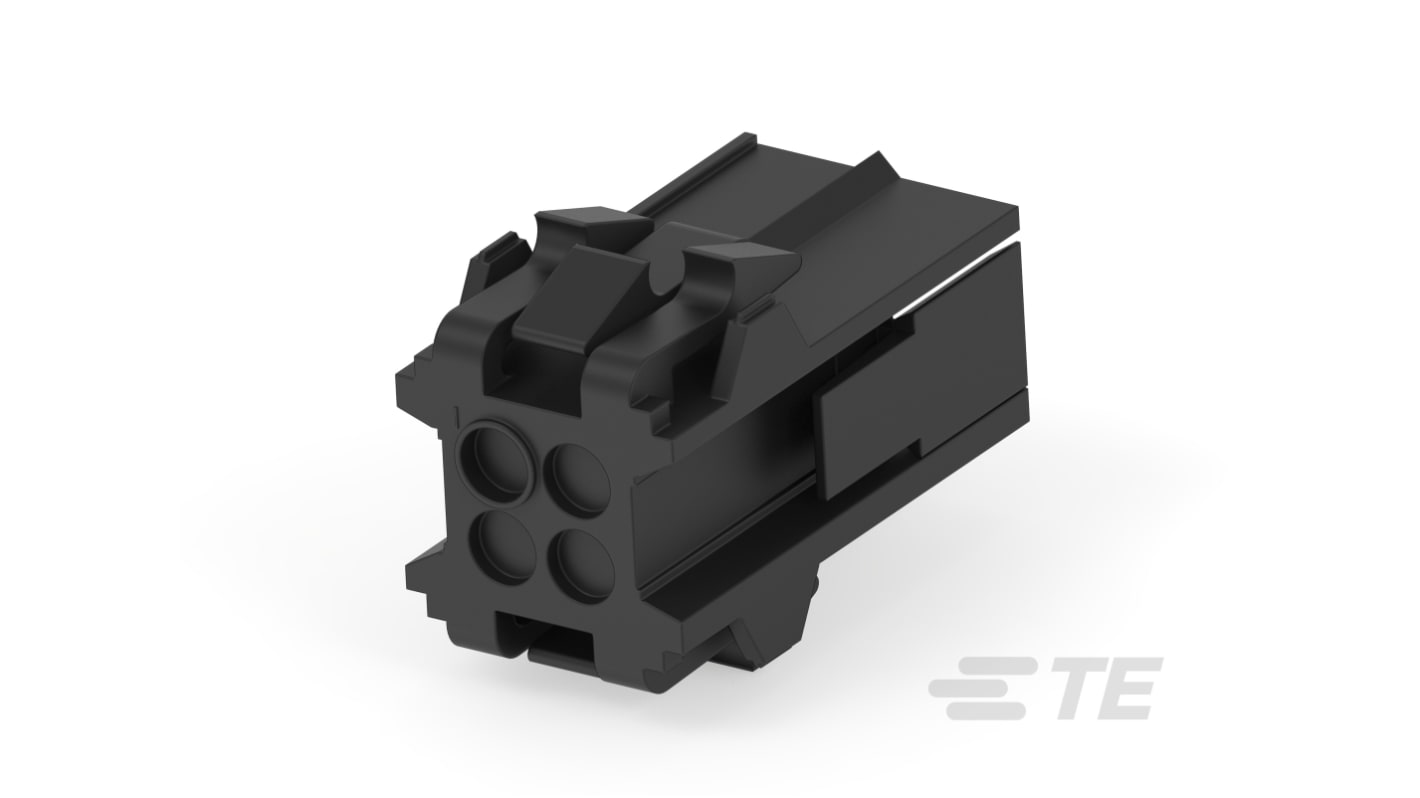 TE Connectivity, Metrimate Female Connector Housing, 5mm Pitch, 4 Way, 2 Row