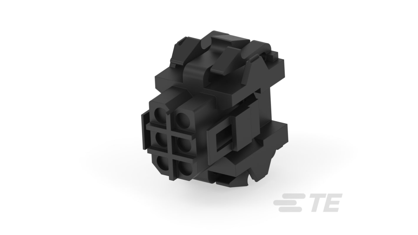 TE Connectivity, Metrimate Male Connector Housing, 5mm Pitch, 6 Way, 3 Row
