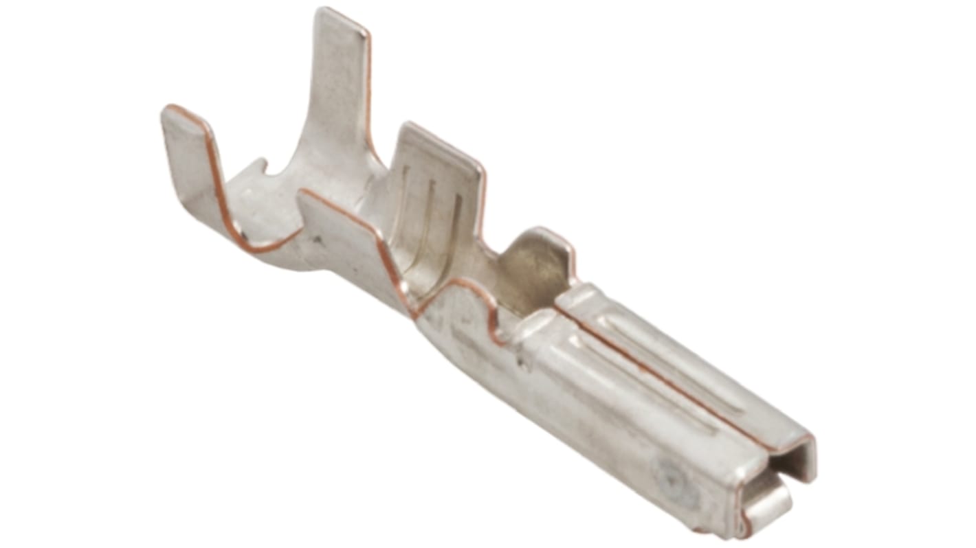 TE Connectivity 插簧端子母座, 线规0.35mm²至0.5mm², 镀锡磷铜触点