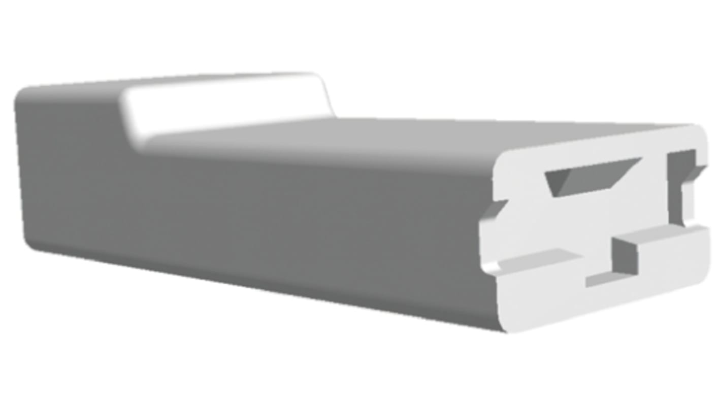 TE Connectivity, AMP FASTON 1 Way Nylon 66 Crimp Terminal Housing, 6.35mm Tab Size, Natural